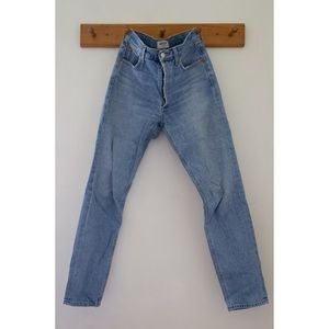 AGOLDE Button Fly Skinny Jean